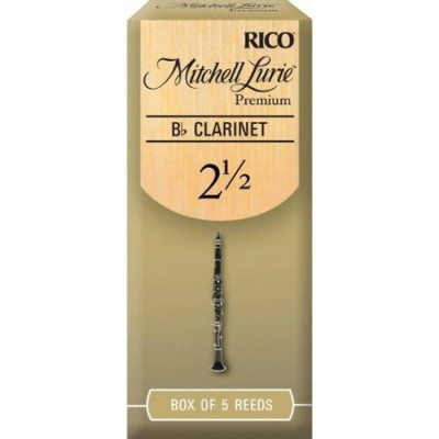 RICO RMLP5BCL250 для кларнета №2,5 5 шт