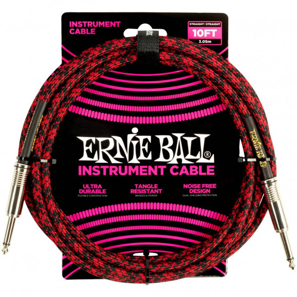 Кабель инструментальный ERNIE BALL 6394 прямой 3,05 м