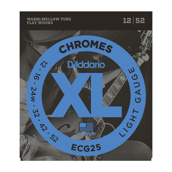 D'ADDARIO ECG25 Light, 12-52 струны для электрогитары