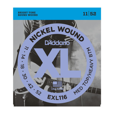 D'Addario EXL116 Набор 6 струн для электрогитары