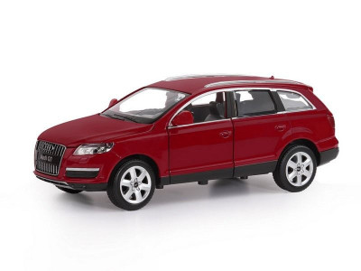 Машина "АВТОПАНОРАМА" Audi Q7, бордовый, 1/24, в/к 24,5*12,5*10,5 см