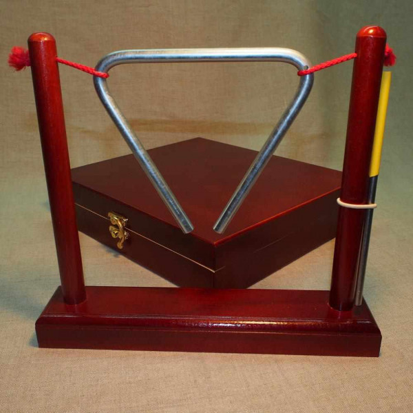 Треугольник музыкальный 14 см на подставке Мастерская Сереброва ЗЧ-ТР-814/ПД