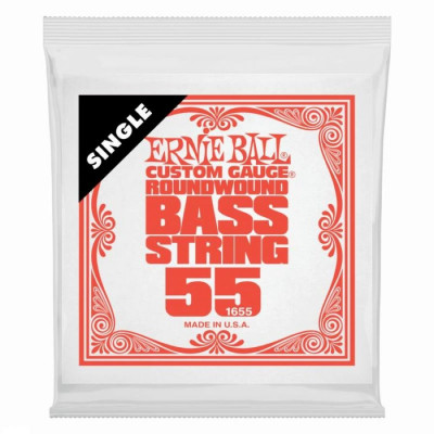 ERNIE BALL 1655 (.055) одна струна для бас-гитары