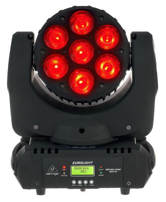 Световой прибор полного вращения BEHRINGER Eurolight MOVING HEAD MH710, 7х10Вт RGBW