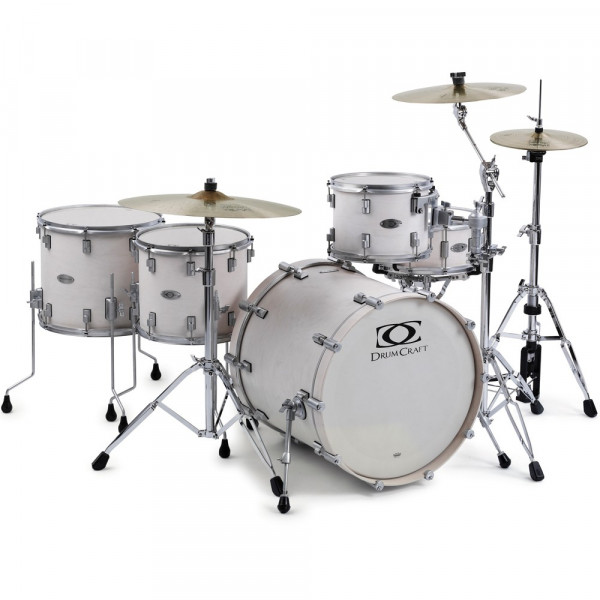 DRUMCRAFT Series 8 Maple Rock Venice White Satin Chrome HW акустическая ударная установка