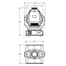 Involight LED MH60S вращающаяся голова 50 Вт (Luminus Devices) DMX-512