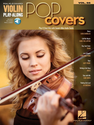 HL00194642 VIOLIN PLAY ALONG VOLUME 66 POP COVERS VLN BK/AUDIO ONLINE