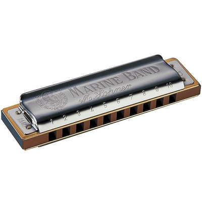 HOHNER M1896086 Marine Band 1896 G губная гармошка диатоническая, 10 отверстий, тональность СОЛЬ