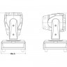 Involight LEDMH200 LED вращающаяся голова WASH, 7х3 Вт RGB