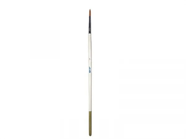 Кисть из синтетического волоса, круглая № 1, шт