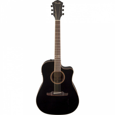 Fender FA-125CE Dreadnought, Black электроакустическая гитара