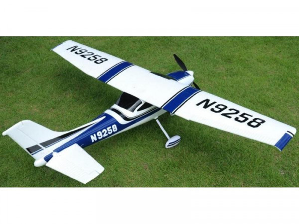 Радиоуправляемый самолет Top RC Cessna 182 500 class синяя 1410мм KIT