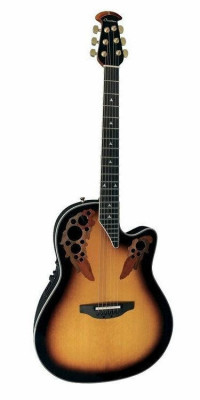 OVATION 2078AX-1 Elite Deep Contour Cutaway Sunburst электроакустическая гитара