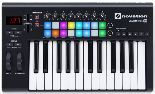 MIDI КОНТРОЛЛЕР NOVATION LAUNCHKEY 25 MK2