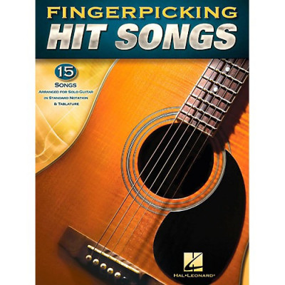 HL00160195 FINGERPICKING HIT SONGS GUITAR SOLO TAB BOOK