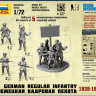 Сборные солдатики ZVEZDA Немецкая кадровая пехота, 1/72