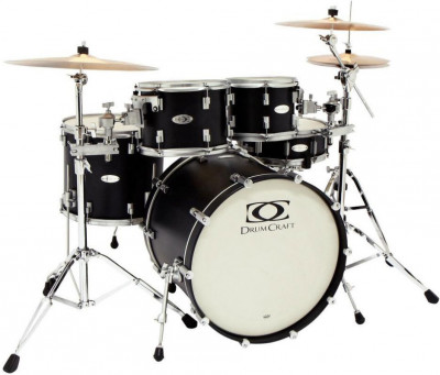 DRUMCRAFT Серия 8 Progressive Electric Black Satin Chrome HW