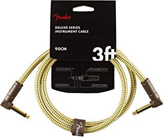 FENDER DELUXE 3' INST CABLE TWD инструментальный кабель, твид, 3'