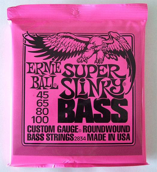 Струны для бас гитары ERNIE BALL 2834, 45-100