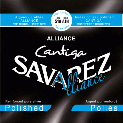 SAVAREZ 510AJH Alliance Cantiga Blue Silver Polished Basses струны для классической гитары