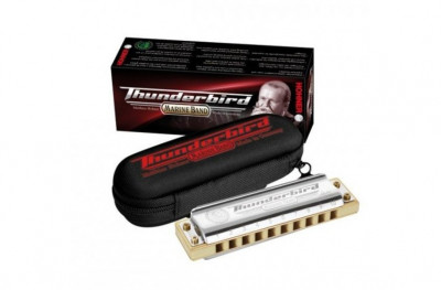 HOHNER M201197 Marine Band Thunderbird LC губная гармошка диатоническая, 10 отверстий, тональн. ДО