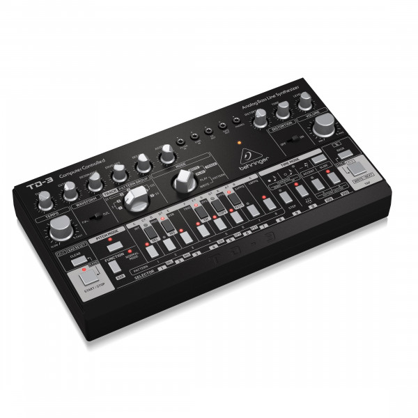 Синтезатор BEHRINGER TD-3-BK басовый аналоговый монофонический черного цвета