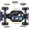 Радиоуправляемая шоссейка Remo Hobby Rally Master (красная) 4WD 2.4G 1/8 RTR