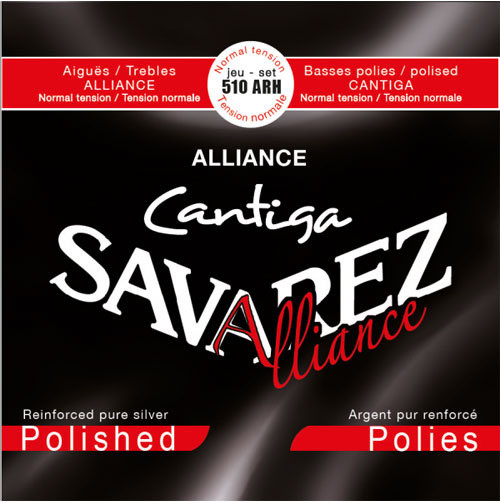 SAVAREZ 510ARH Alliance Cantiga Red Silver Polished Basses струны для классической гитары