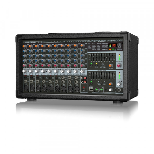 BEHRINGER PMP2000D микшер-усилитель, 2x500 Вт на 8 Ом