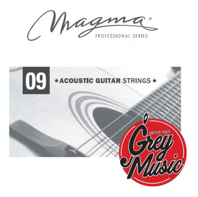 Струна одиночная для акустической гитары 9 Magma Strings GA009G
