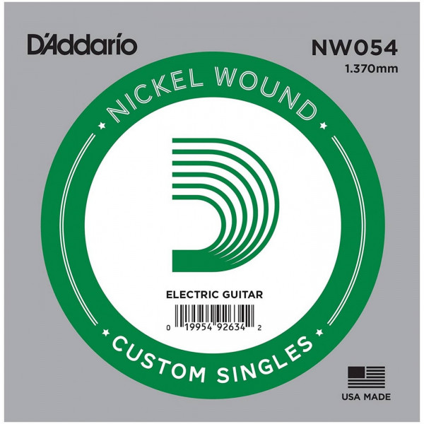 Струна одиночная для электрогитары D'ADDARIO NW054