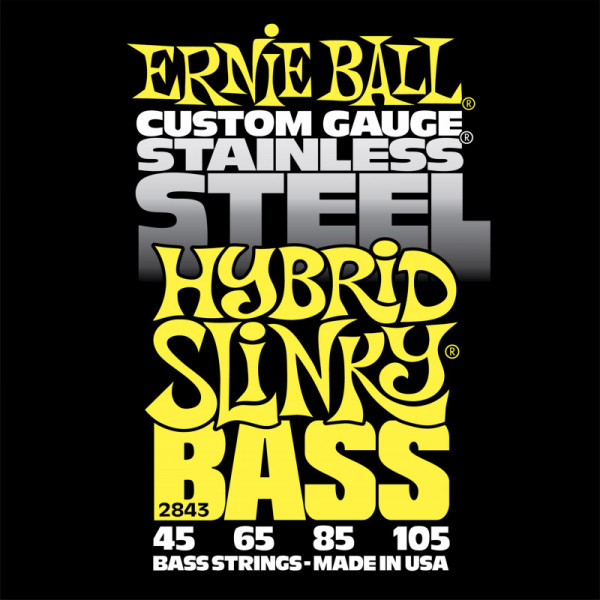 Струны для бас гитары ERNIE BALL 2843, 45-105