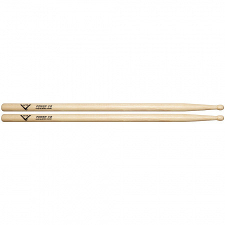 VATER VHP5BW Power 5B барабанные палочки, материал: орех, L=16 1/2" (41.91см), D=.610" (1.55см), дер