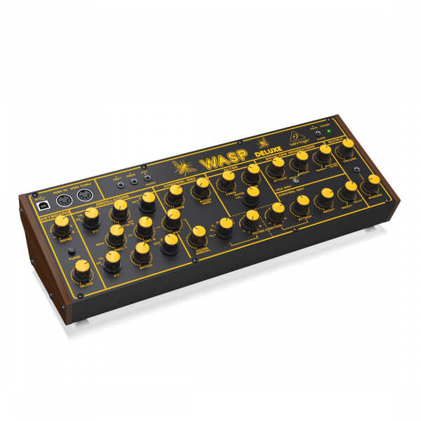 Синтезатор BEHRINGER WASP DELUXE гибридный монофонический черного цвета