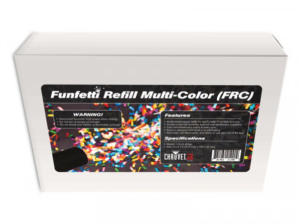 CHAUVET-DJ Funfetti Refill - Color цветные конфетти