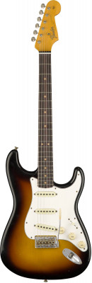 FENDER 2018 JOURNEYMAN RELIC® 1964 STRATOCASTER® - FADED 3-COLOR SUNBURST электрогитара с кейсом