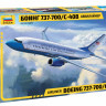 Авиалайнер "Боинг 737-700/С40В" 1/144