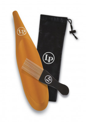 LATIN PERCUSSION LP245 Guicharo 13,78" гуиро + скребок и мешочек