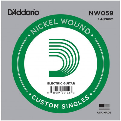 Струна одиночная для электрогитары D'ADDARIO NW059