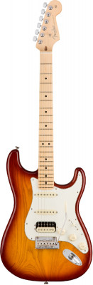 FENDER AM PRO STRAT HSS SHAW MN SSB (ASH) электрогитара