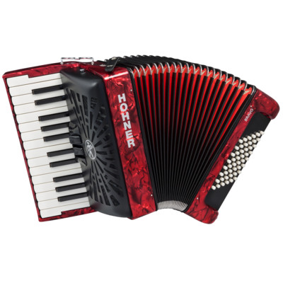 Аккордеон 1/2 HOHNER Bravo II 48 / red