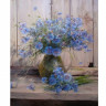 Картина по номерам 40х50 Васильки (28 цветов)