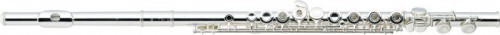 Флейта YAMAHA YFL-271 "ми-механика", с резонаторами, не в линию, посеребренная, с кейсом