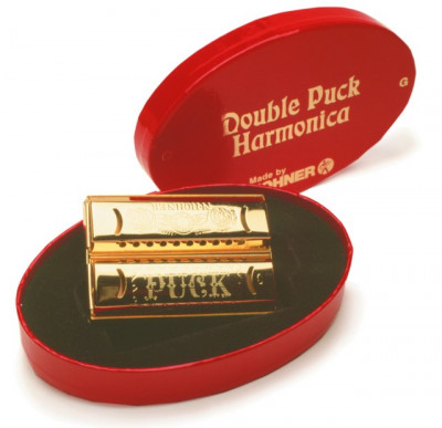 Губная гармошка диатоническая HOHNER M55333 Double Side Puck C/G