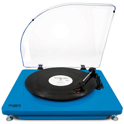 Виниловый прогрыватель ION AUDIO PURE LP BLUE