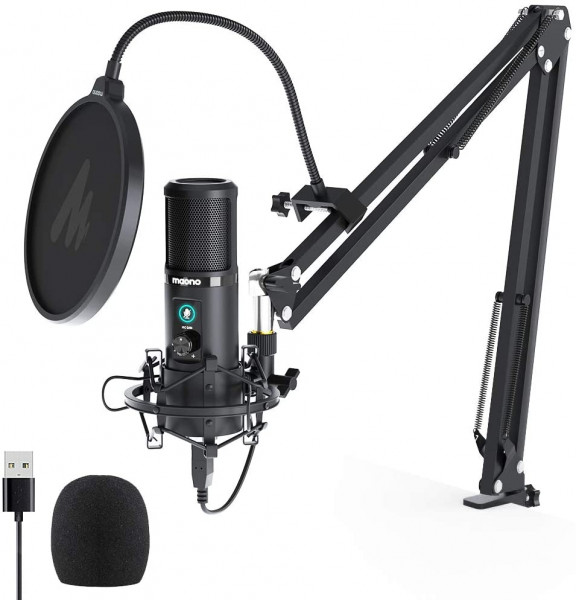 USB микрофон Maono AU-PM421 конденсаторный кардиоидный USB микрофон Maono AU-PM421 конденсаторный кардиоидный