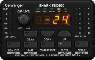 BEHRINGER FBQ100  SHARK одноканальный подавитель обратной связи