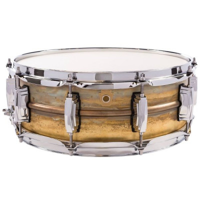 Малый барабан Ludwig LB464R 14"*6.5" Raw Brass Phonic, цвет ржавая латунь