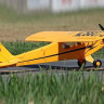 Радиоуправляемый самолет Top RC J3 желтый 1400мм KIT