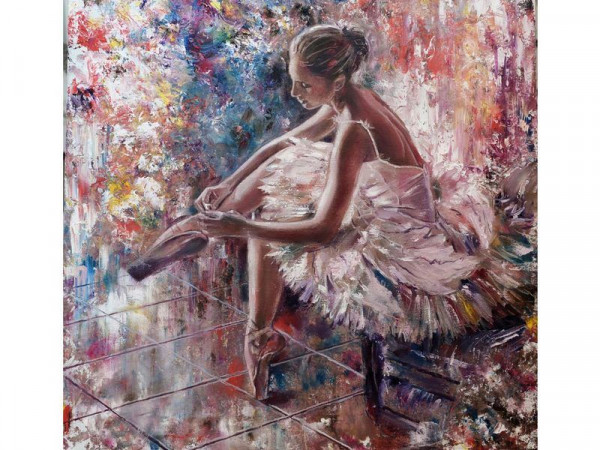 Картина по номерам 30х30 Минуты перед выступлением (19 цветов)